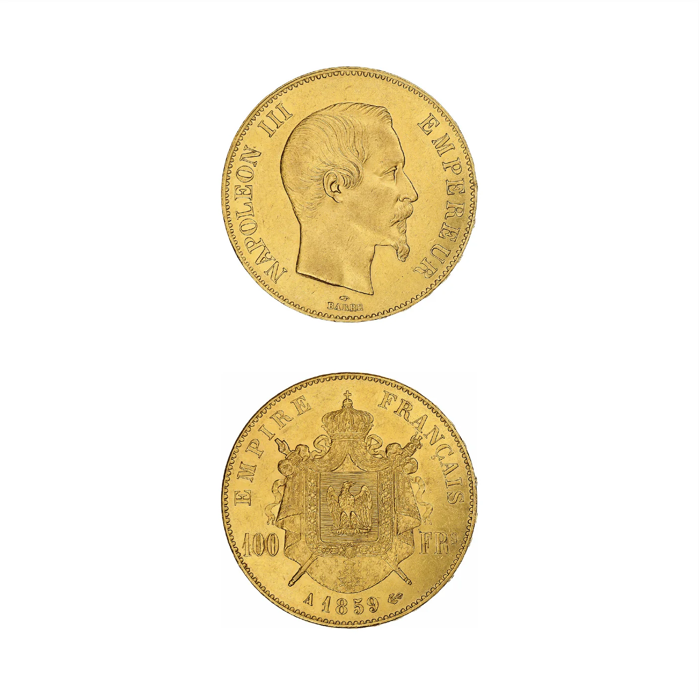 Pièce de 100 Francs Napoléon III - Édition Historique 1859