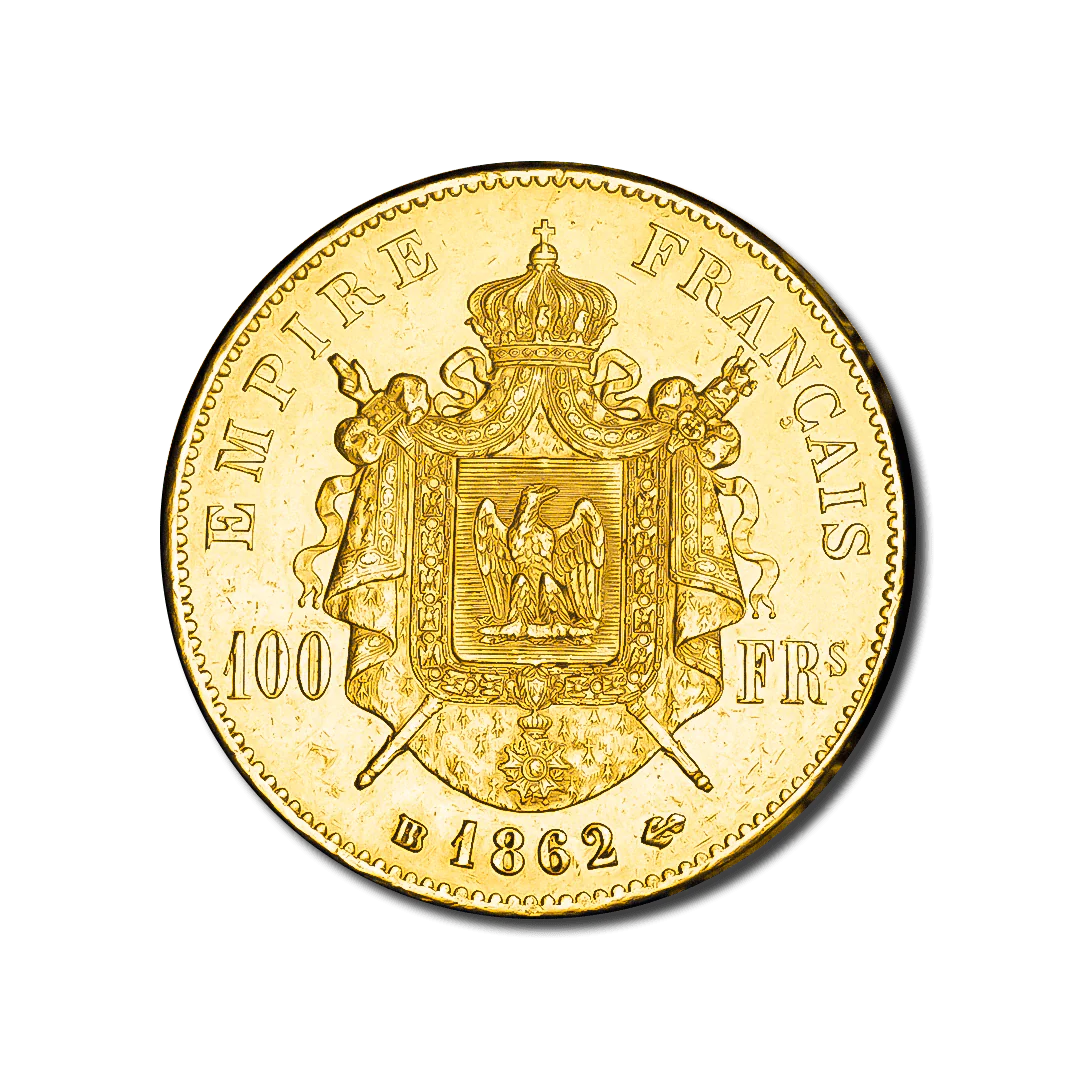 Pièce 100 Francs Napoléon III - 1869 - Image 4