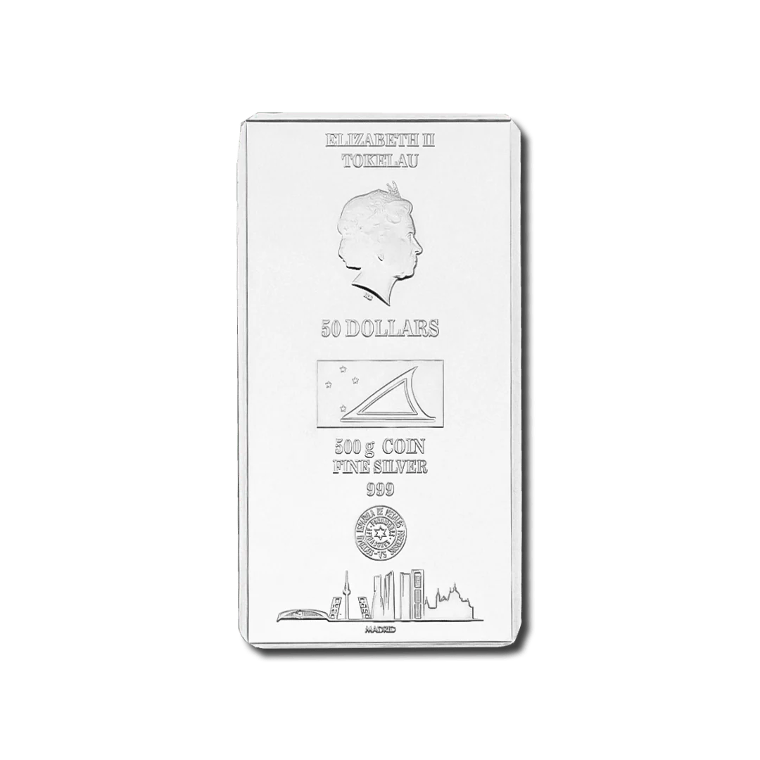 Lingot d'argent 500g – Collection SEMPSA - Image 2