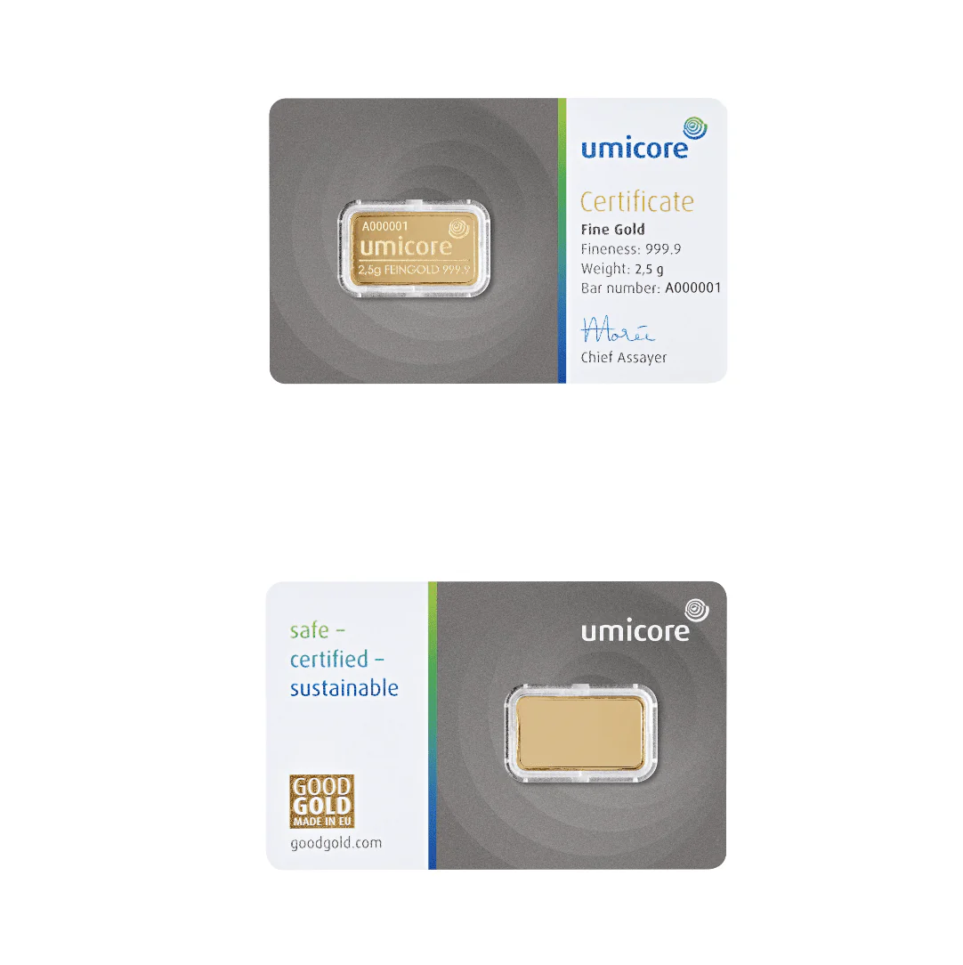 Lingotin d'or 2,5g - LBMA - Image 4