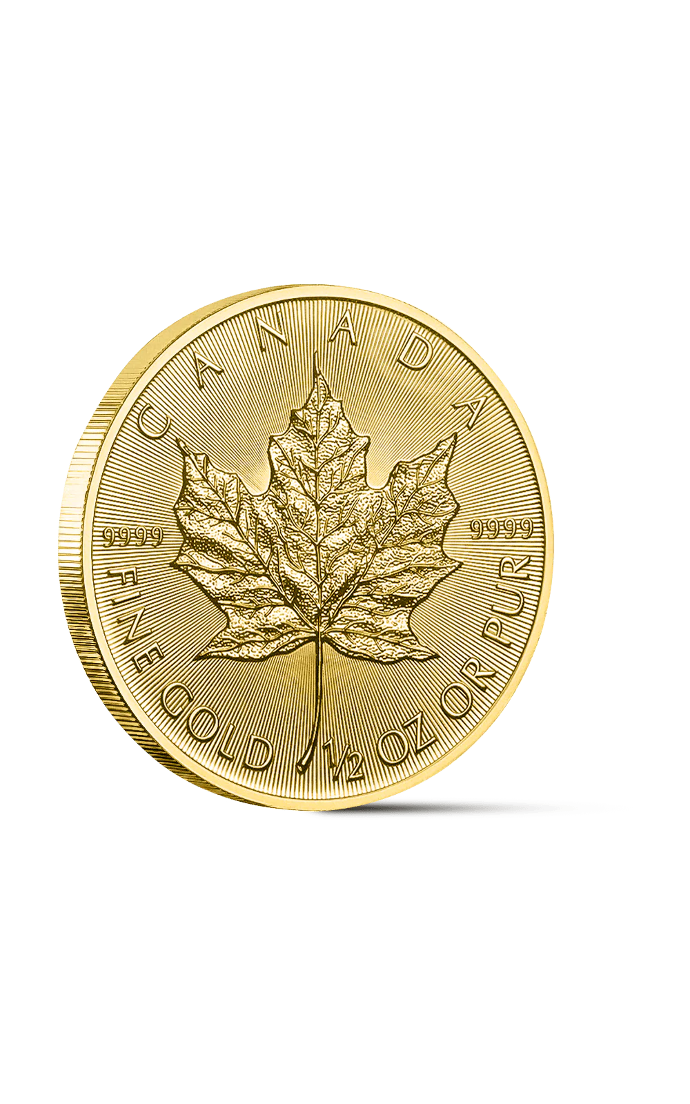 Pièce Maple Leaf 1/2 Once Or - Image 3