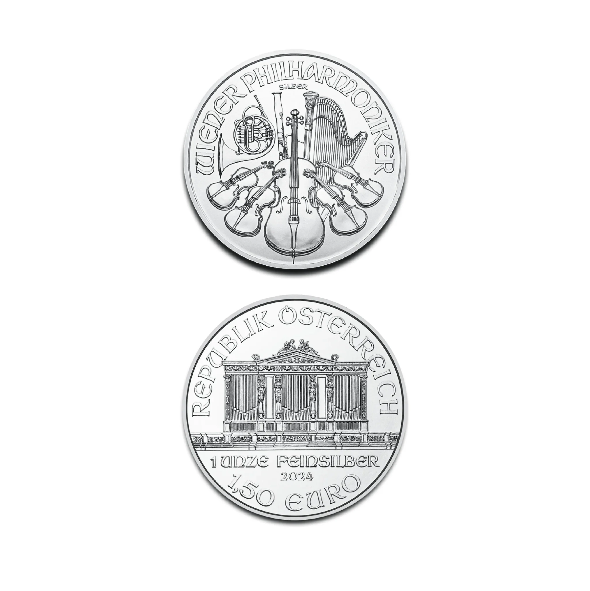 Pièce Philharmonique de Vienne – 1 Once Argent – Collection Spéciale