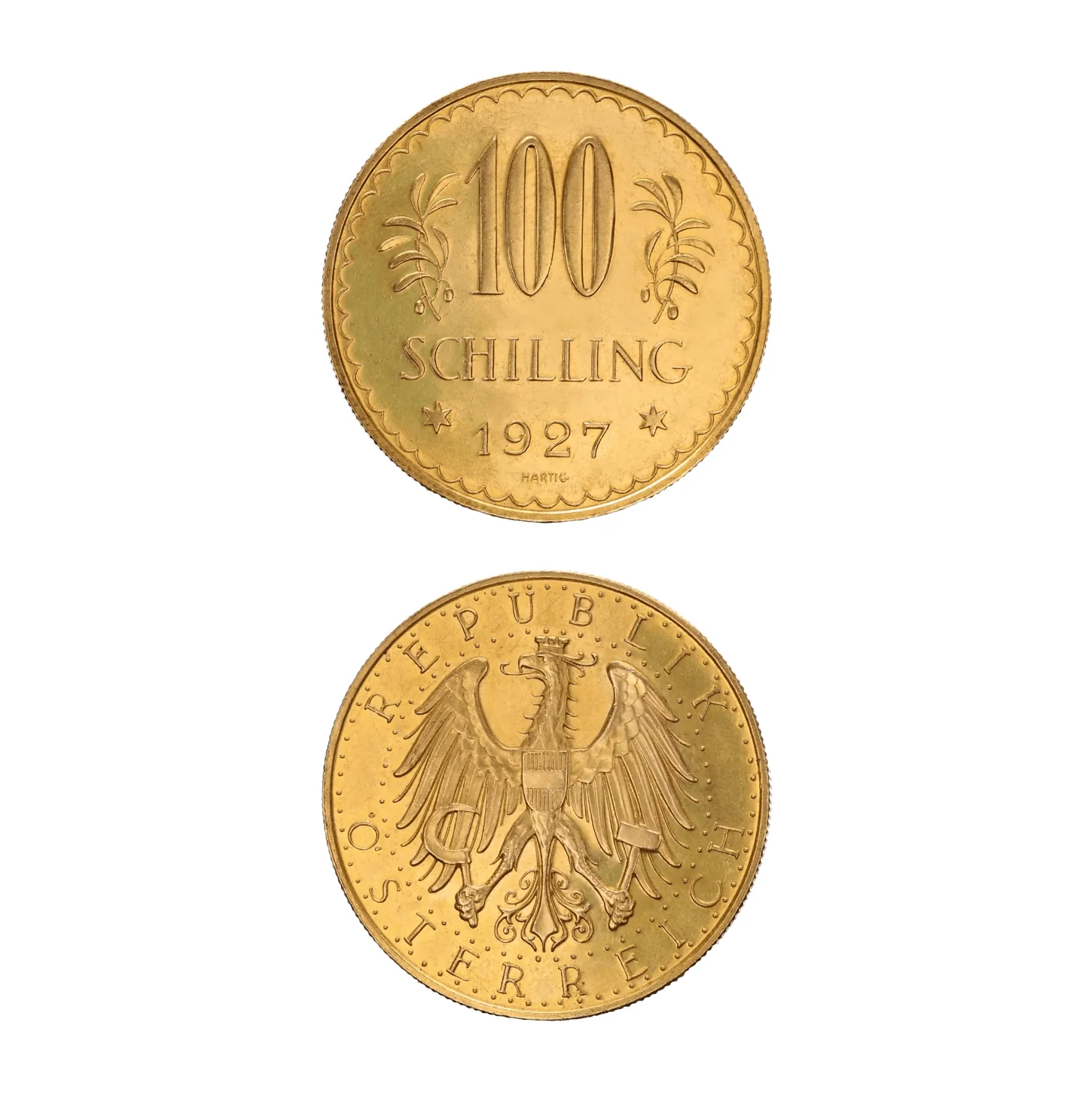 Pièce de 100 Schilling Autrichienne – Objet Numismatique Historique