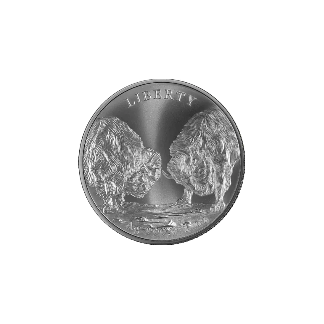 Pièce American Buffalo 1 Once Argent - Image 3