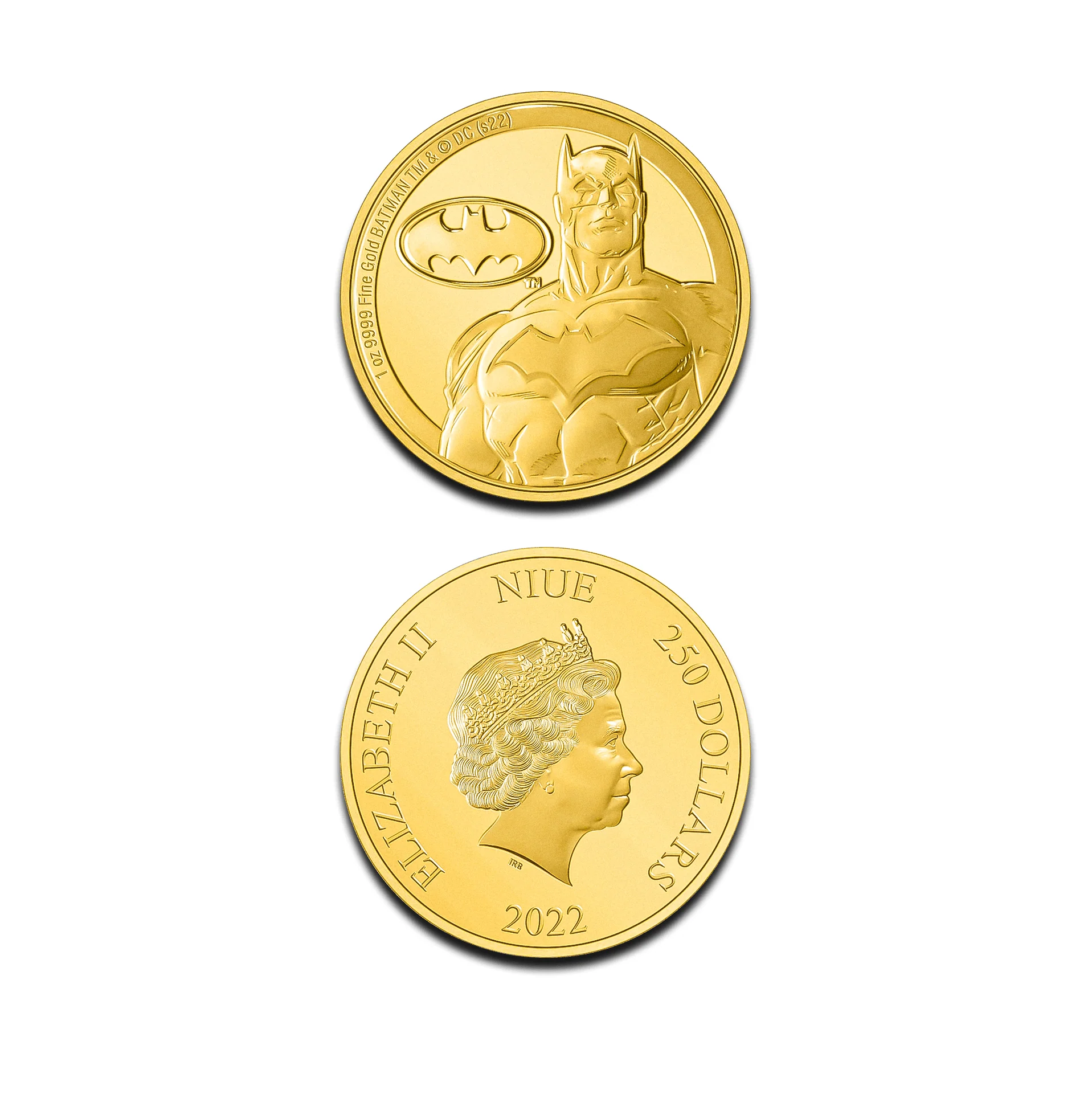 Pièce Numismatique Batman 1 Once Or - Édition Limitée DC Comics