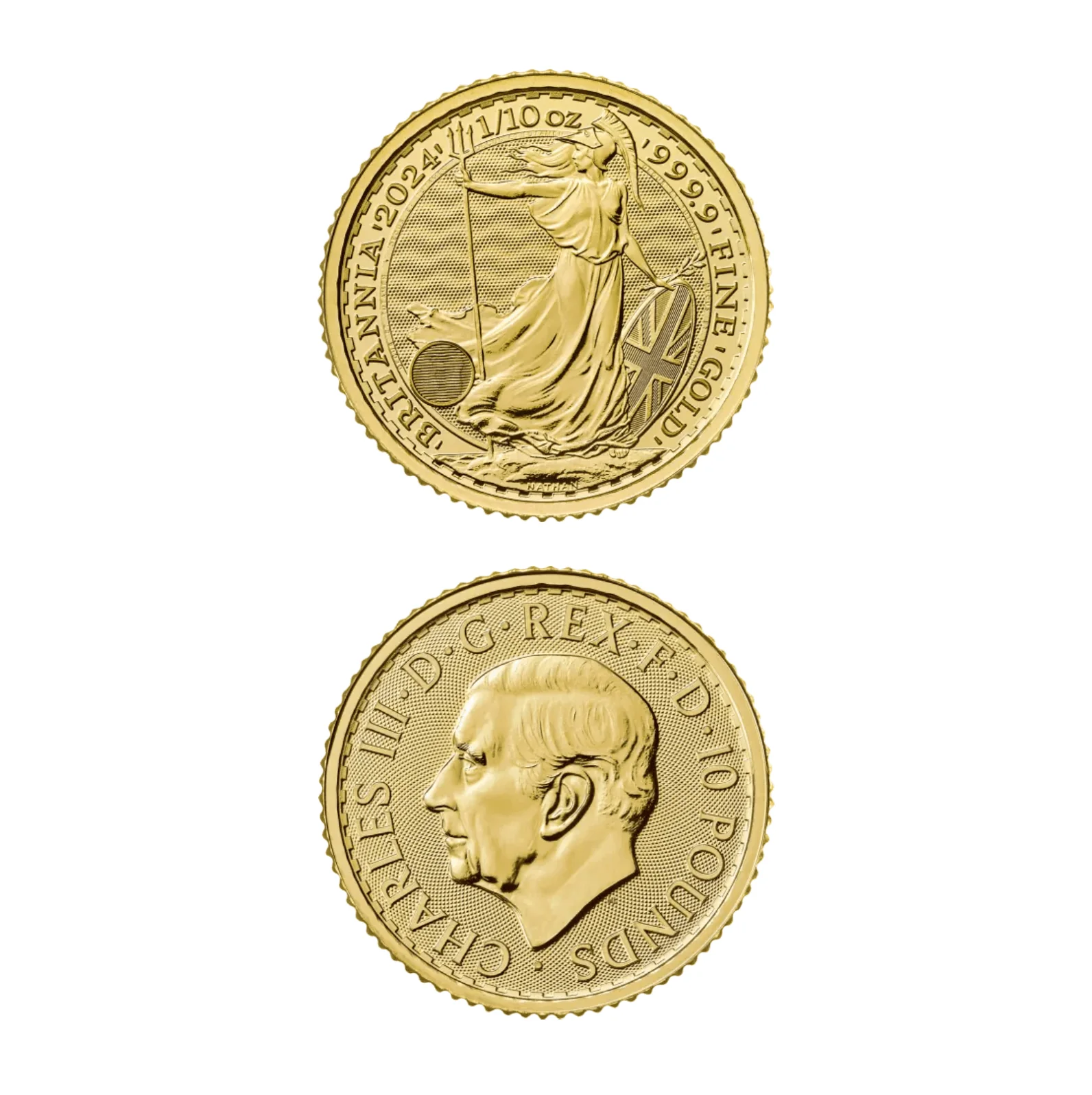 Pièce Britannia 1/10 Once – Édition Spéciale Numismatique Britannique