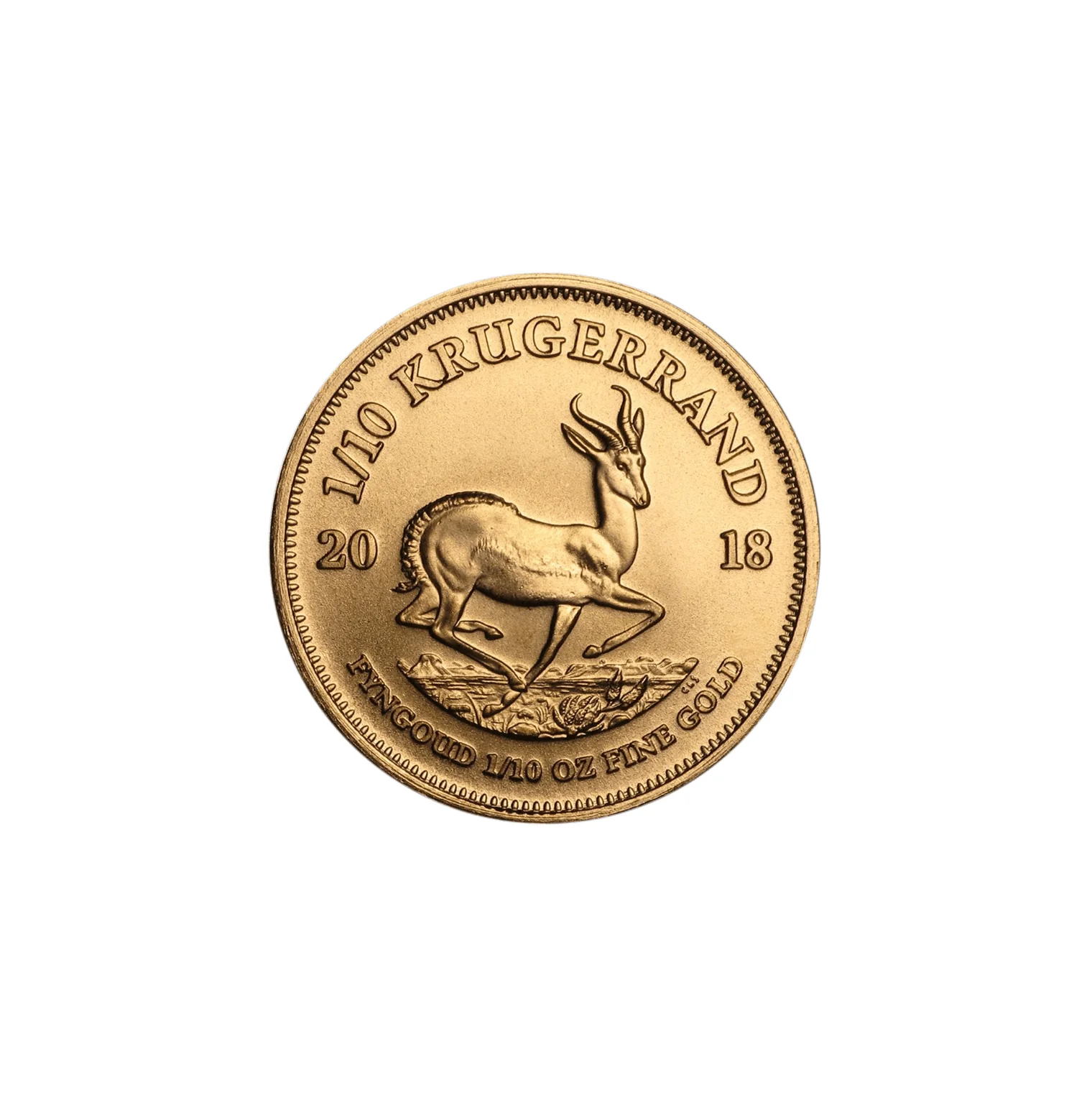 Pièce Krugerrand 1/10 Once Or - Image 3