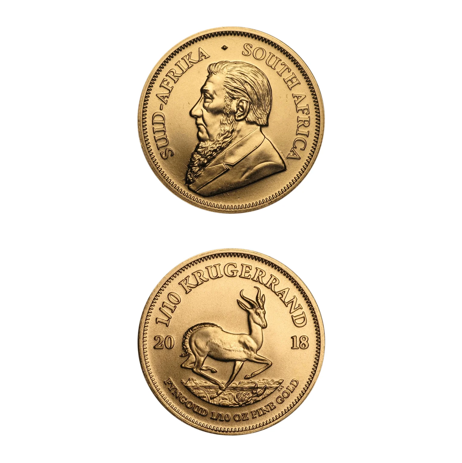 Pièce Krugerrand 1/10 Once – Collection Héritage Sud-Africain
