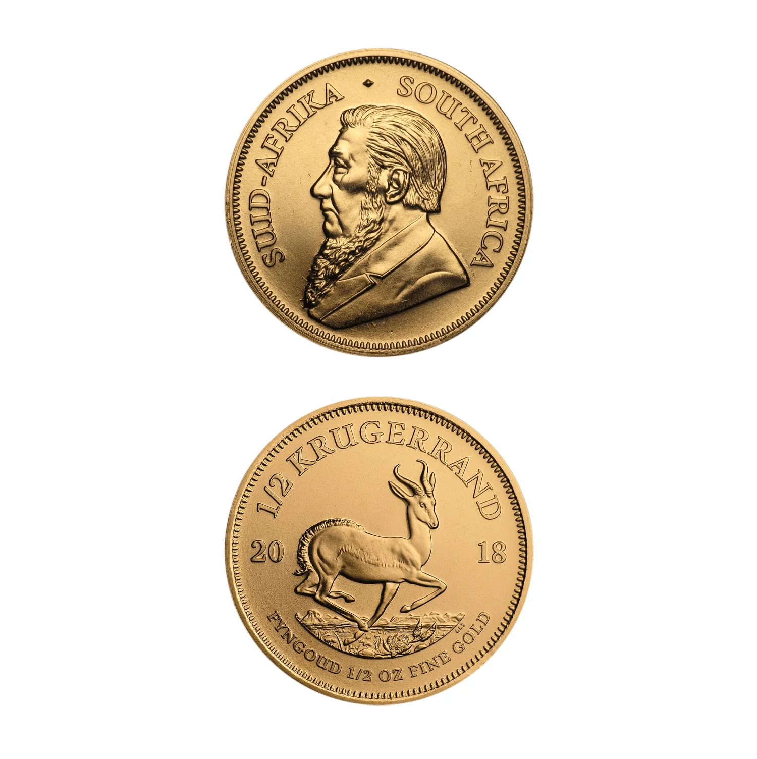 Pièce Krugerrand 1/2 Once – Édition Historique Africaine