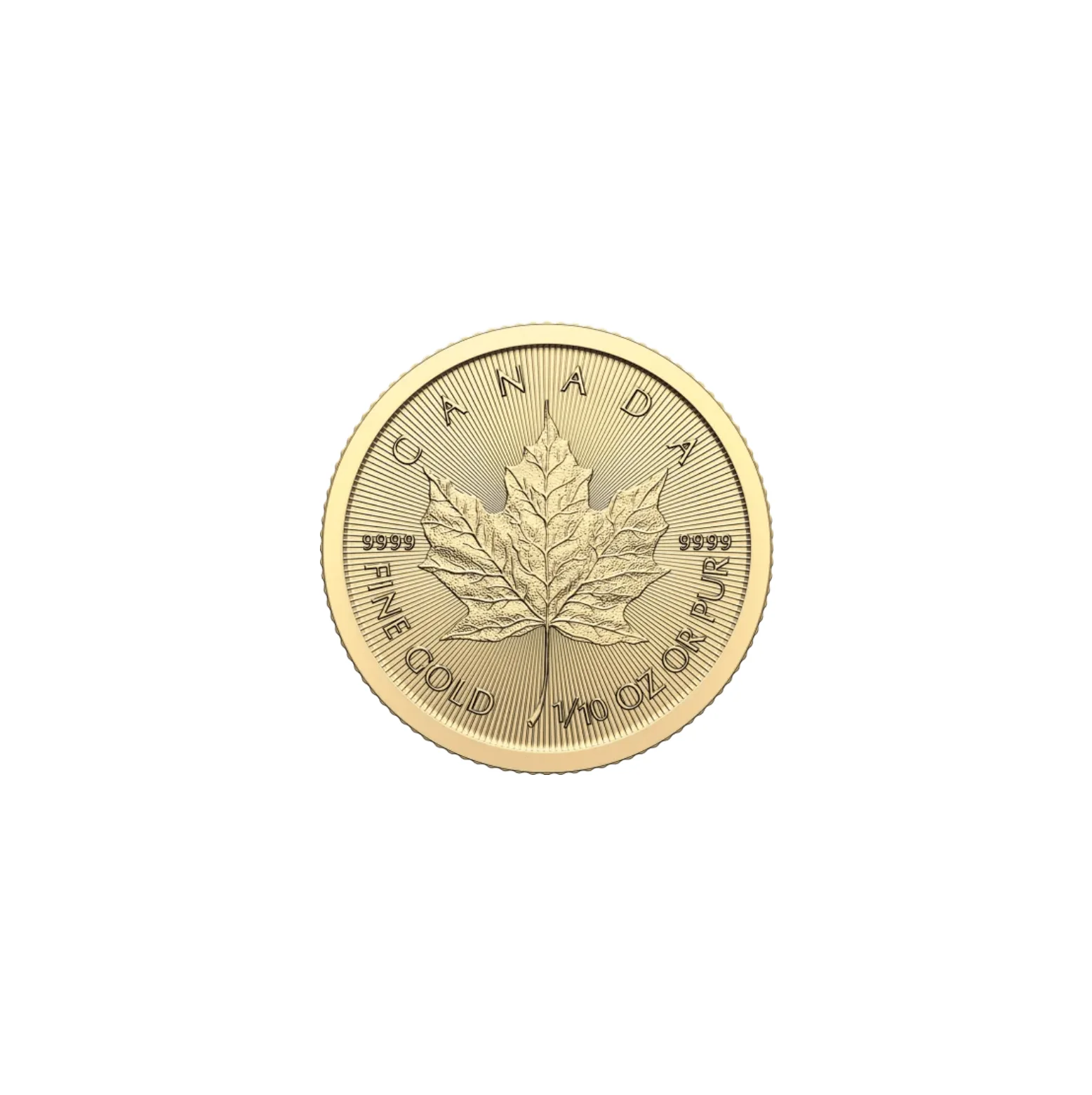 Pièce Maple Leaf 1/10 Once Or - Image 2