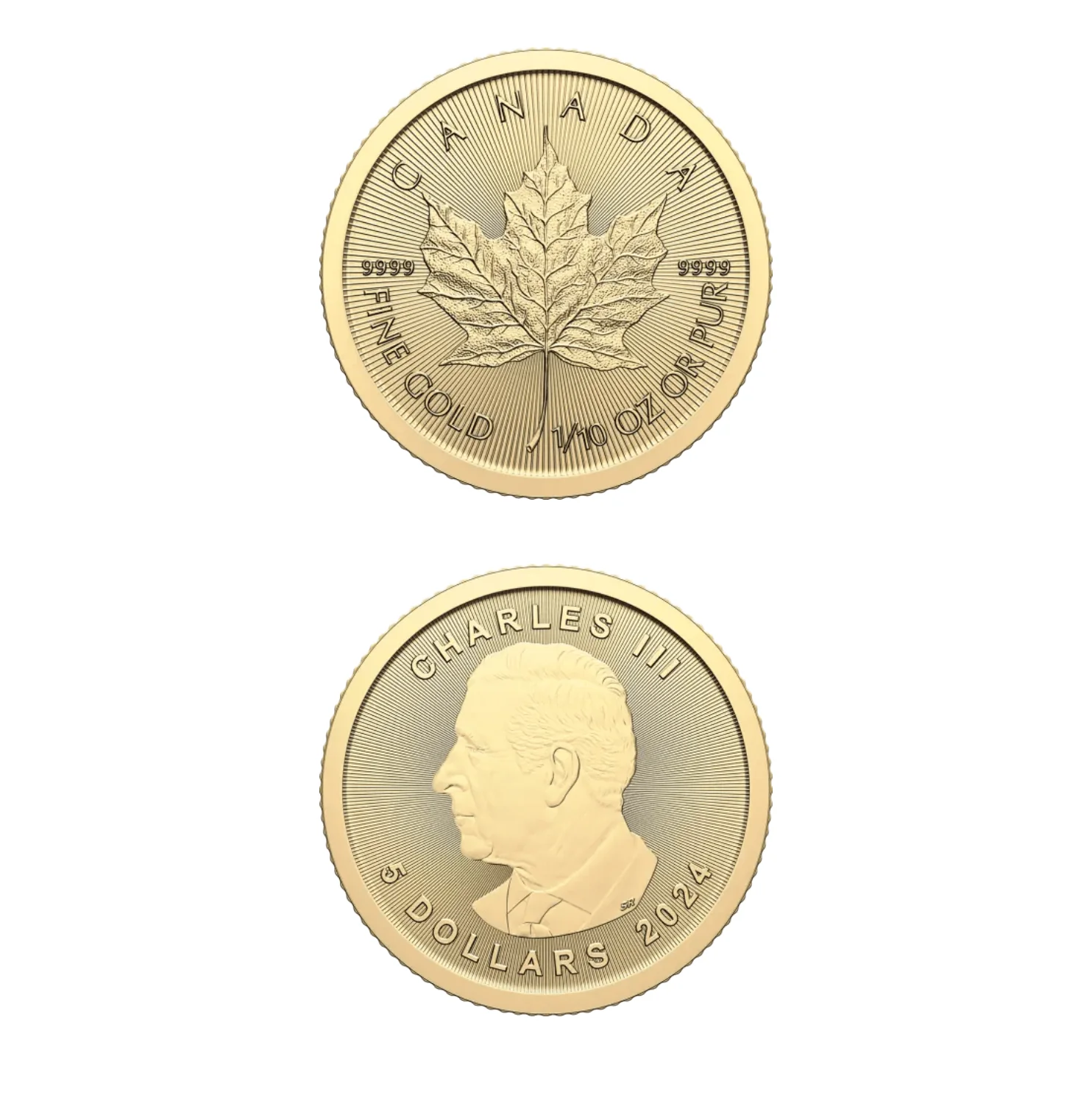 Pièce Maple Leaf Canadienne – Édition Limitée Numismatique 1/10 Once