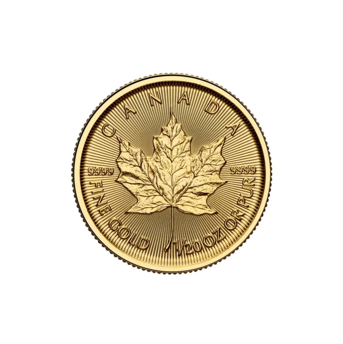 Pièce Maple Leaf 1/20 Once Or - Image 3