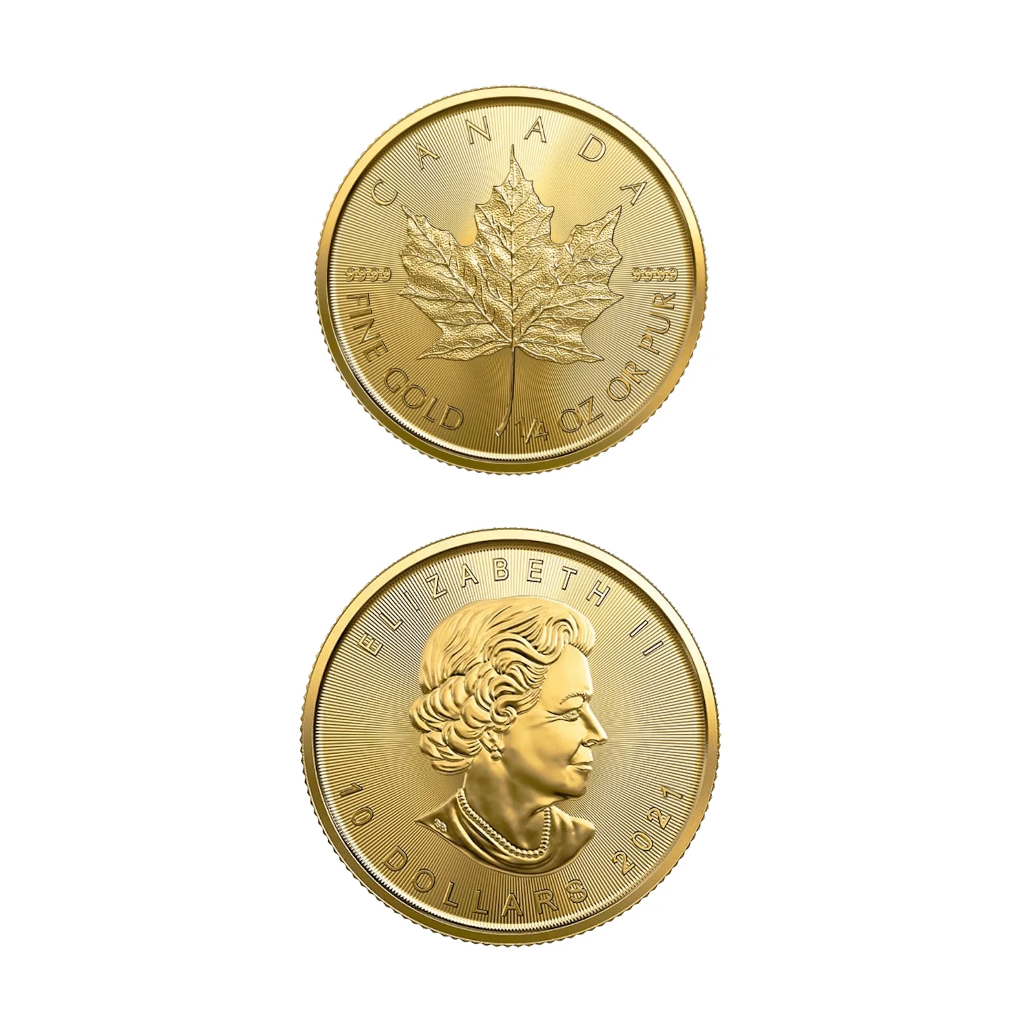 Pièce Maple Leaf 1/4 Once – Édition Limitée Canadienne